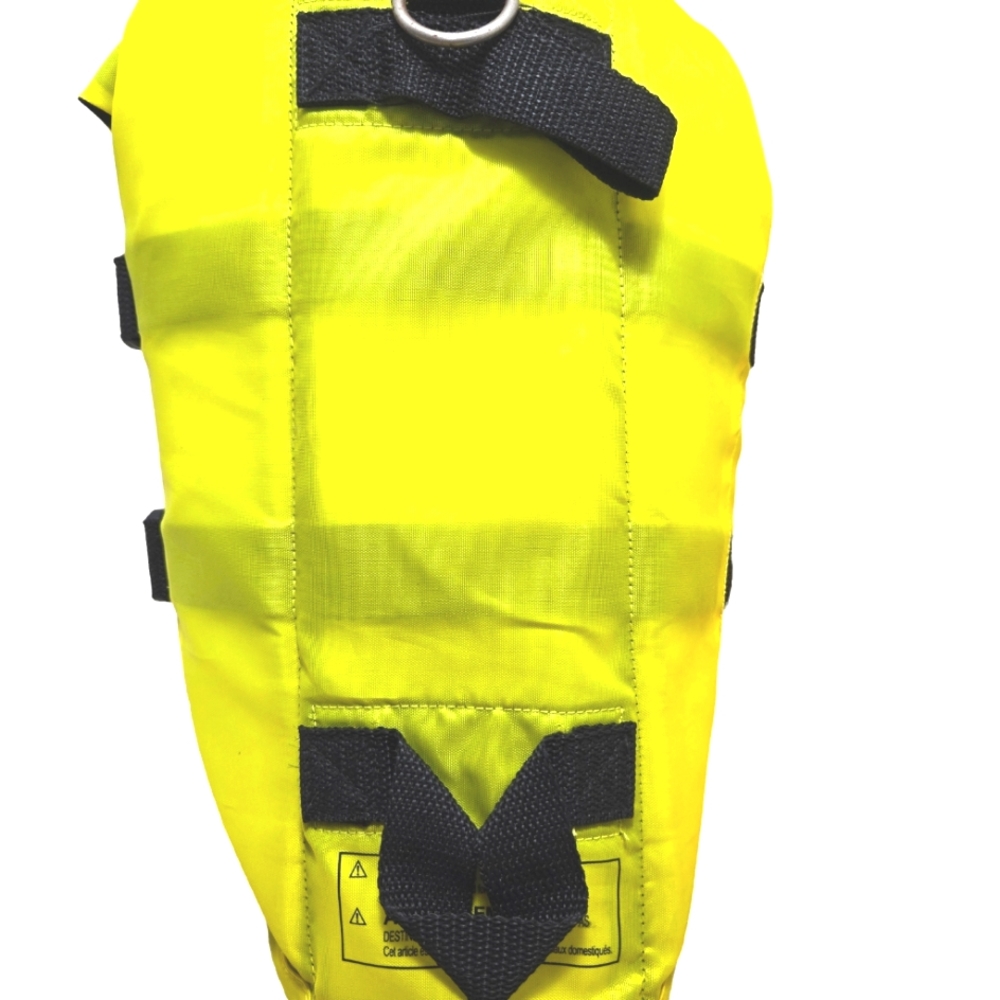 ``P25689 - Yellow Swimways Doggie Swim Vest Life Jacket